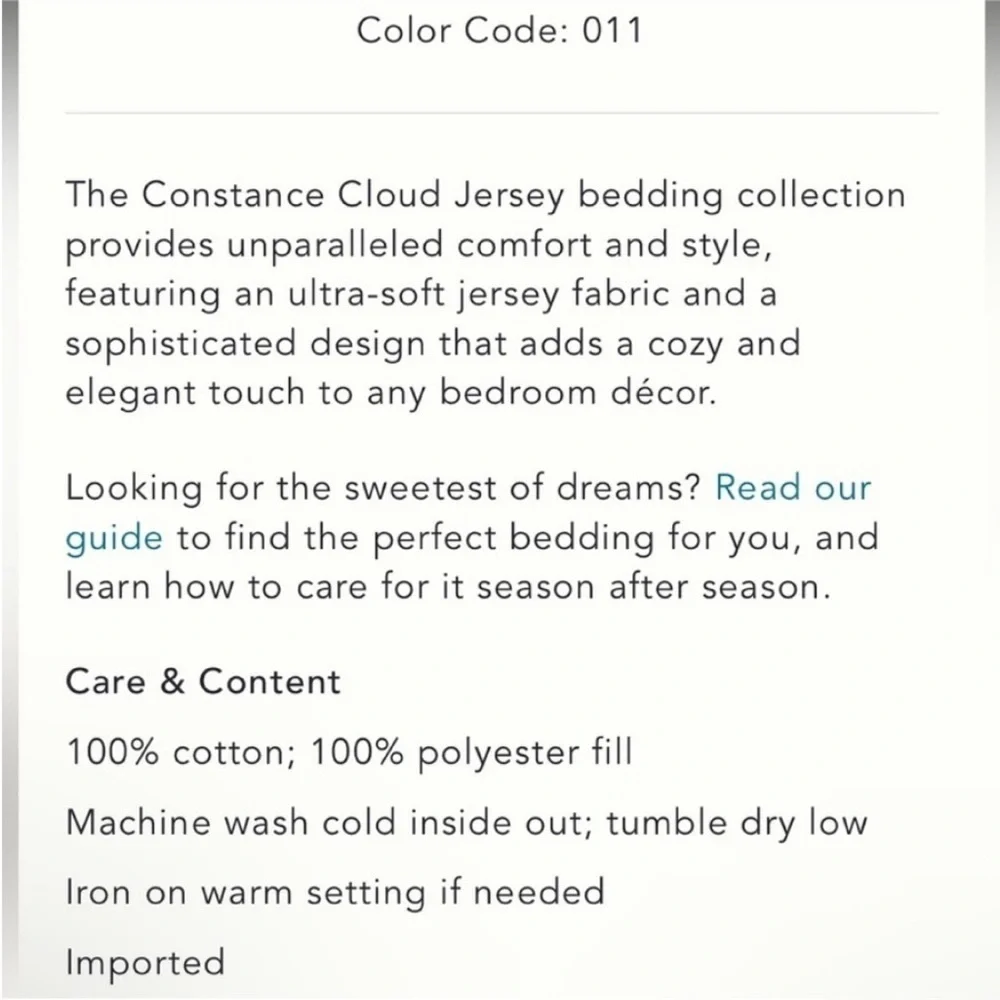 Anthropologie Constance Cotton Jersey Cloud Quilt Size King NWT